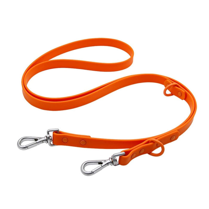 Double Head Waterproof Pvc Dog Leash