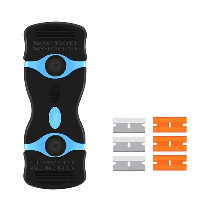 Double Headed Scraper Blade Glue Squeegee Remover Cleaner