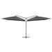 Double Parasol With Steel Pole 250x250 Cm Anthracite Aitxx