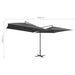 Double Parasol With Steel Pole 250x250 Cm Anthracite Aitxx