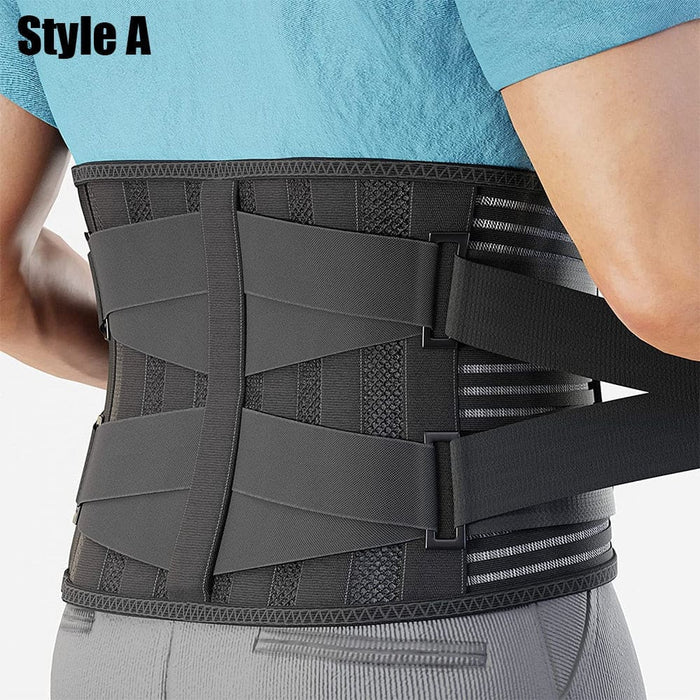 Double Pull Waist Orthopedic Brace Belt For Men Women