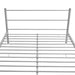 Double Size Bed Frame Grey Metal Xaiant
