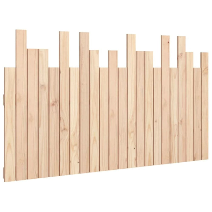 Double Size Wall Headboard 140x3x80 Cm Solid Wood Pine