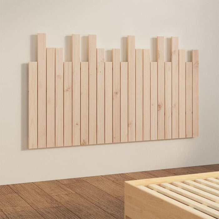 Double Size Wall Headboard 140x3x80 Cm Solid Wood Pine