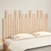 Double Size Wall Headboard 140x3x80 Cm Solid Wood Pine