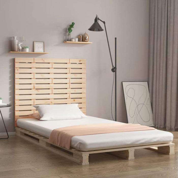 Double Size Wall Headboard 141x3x91.5 Cm Solid Wood Pine