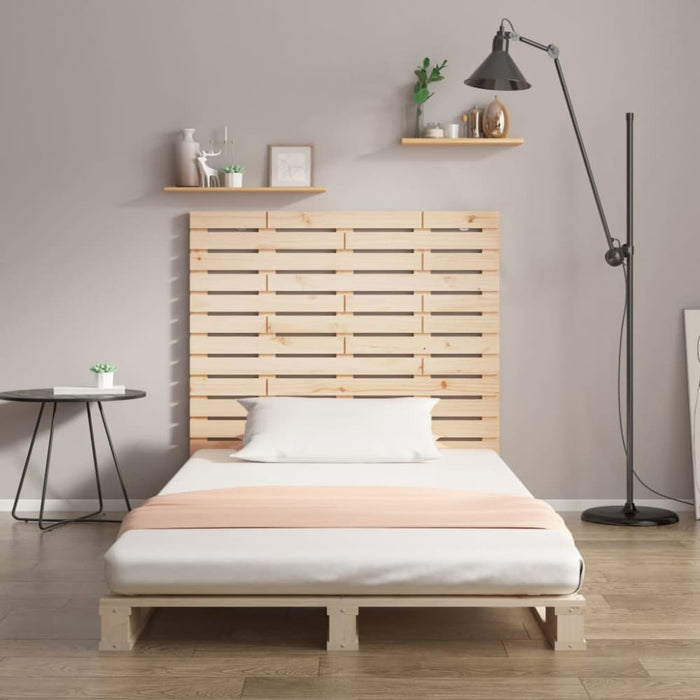 Double Size Wall Headboard 141x3x91.5 Cm Solid Wood Pine