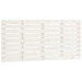 Double Size Wall Headboard White 141x3x63 Cm Solid Wood