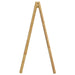 Double Towel Ladder With 4 Rungs 90x50x100 Cm Bamboo Tlnbtl