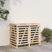 Double Wheelie Bin Storage Solid Wood Pine Topilnp