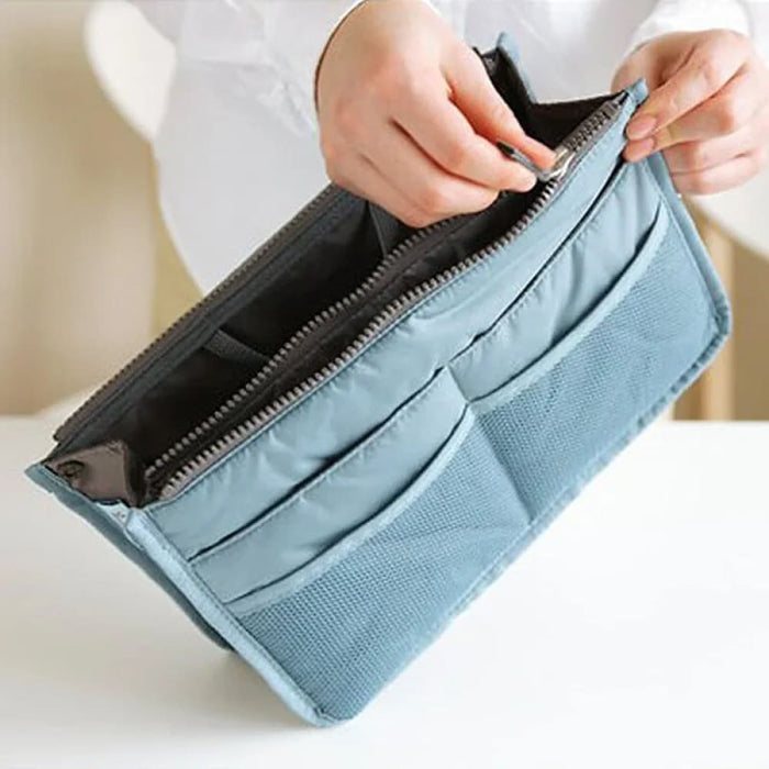 Double Zip Multifunctional Storage Bag Large Capacity