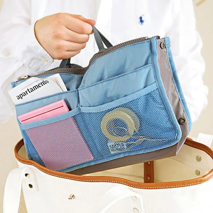 Double Zip Multifunctional Storage Bag Large Capacity