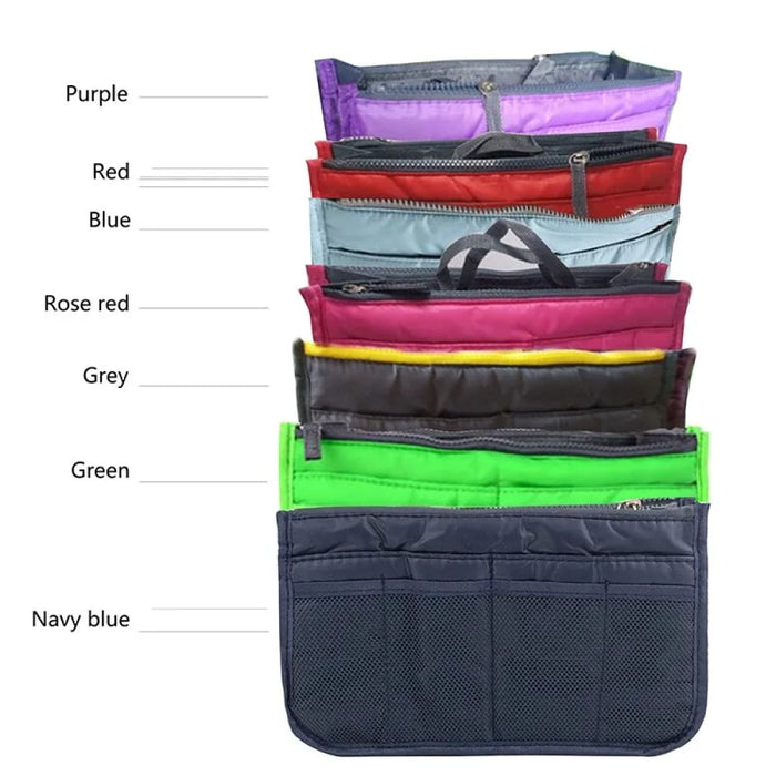 Double Zip Multifunctional Storage Bag Large Capacity