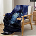 Dragon Flannel Fleece Throw Blanket For Boys And Men