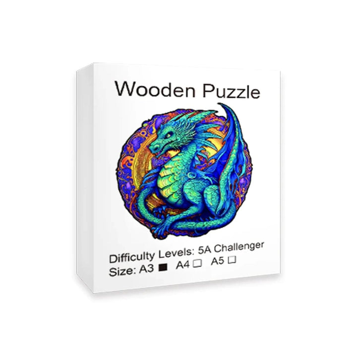 Dragon Puzzle Diy Wooden Game