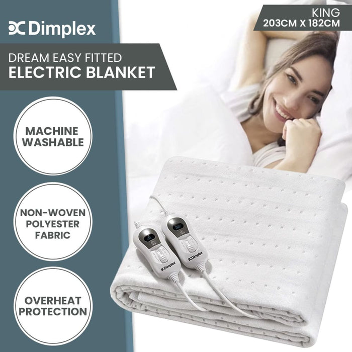 Dream Easy Fitted Electric Blanket - King