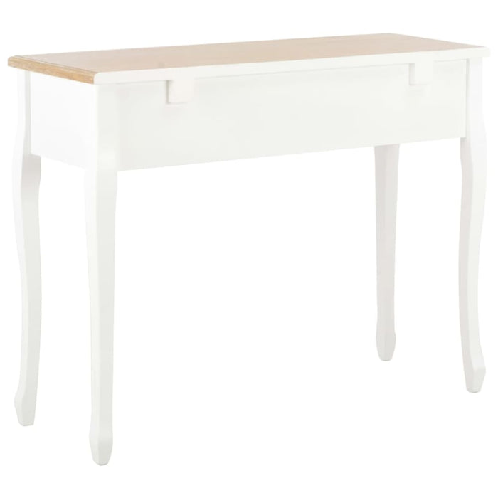 Dressing Console Table With 3 Drawers White Xnbbaa