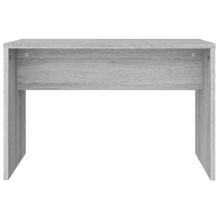 Dressing Stool Grey Sonoma 70x35x45 Cm Engineered Wood