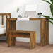 Dressing Stool Smoked Oak 70x35x45 Cm Engineered Wood Nxbpxt