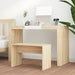 Dressing Stool Sonoma Oak 70x35x45 Cm Engineered Wood Nbxnol