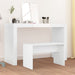 Dressing Stool White 70x35x45 Cm Engineered Wood Nbxnot