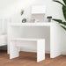 Dressing Stool White 70x35x45 Cm Engineered Wood Nbxnot