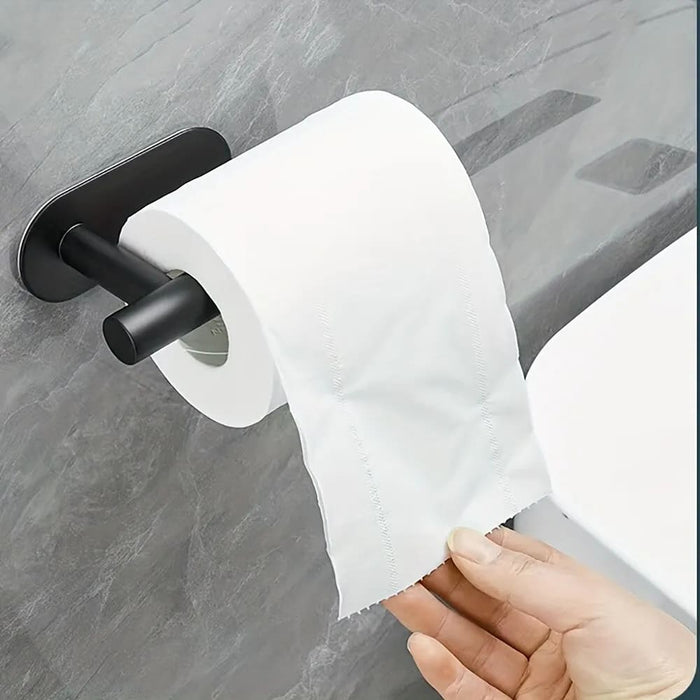 No Drill Toilet Paper Holder Stainless Steel Bathroom Roll