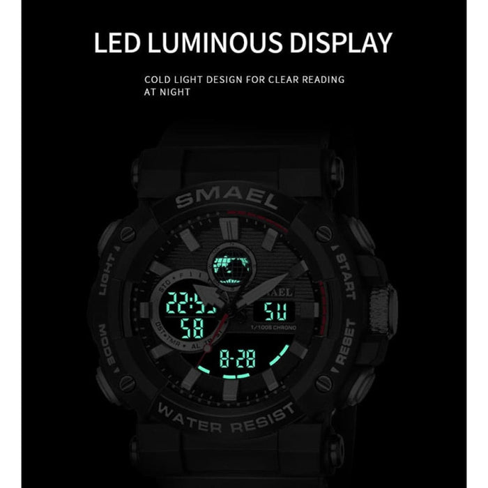 Dual Display Multifunctional Led Light Quartz Digital