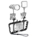 Dual Handheld Diving Light Arm Cnc Aluminum Mount