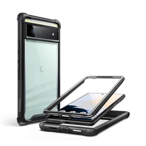 Dual Layer Rugged Clear Bumper Case Without Built-in Screen