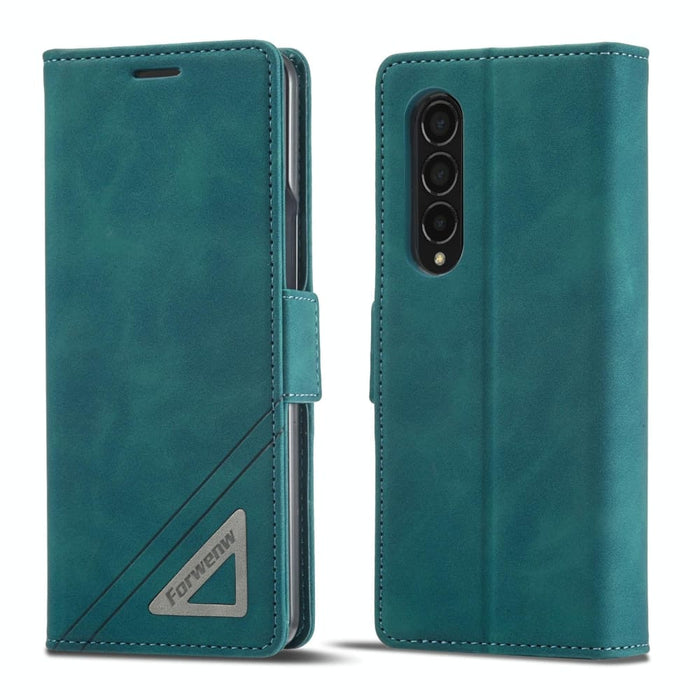 Dual Side Buckle Leather Phone Cover For Samsung Galaxy z