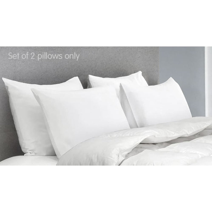 Duck Down Feather Pillow Twin Set - 1.3kg