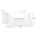 Duck Down Feather Pillow Twin Set - 1.3kg