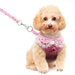 Durable Adjustable Breathable No Pull Floral Pet Harness