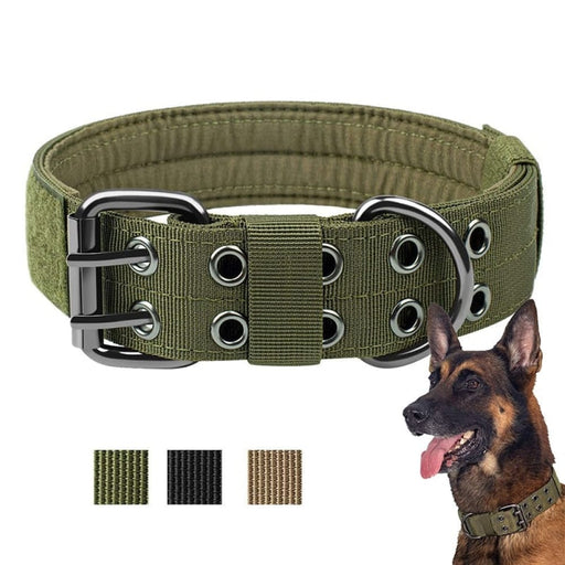 Durable Adjustable Heavy-duty Military Training Pet Collar