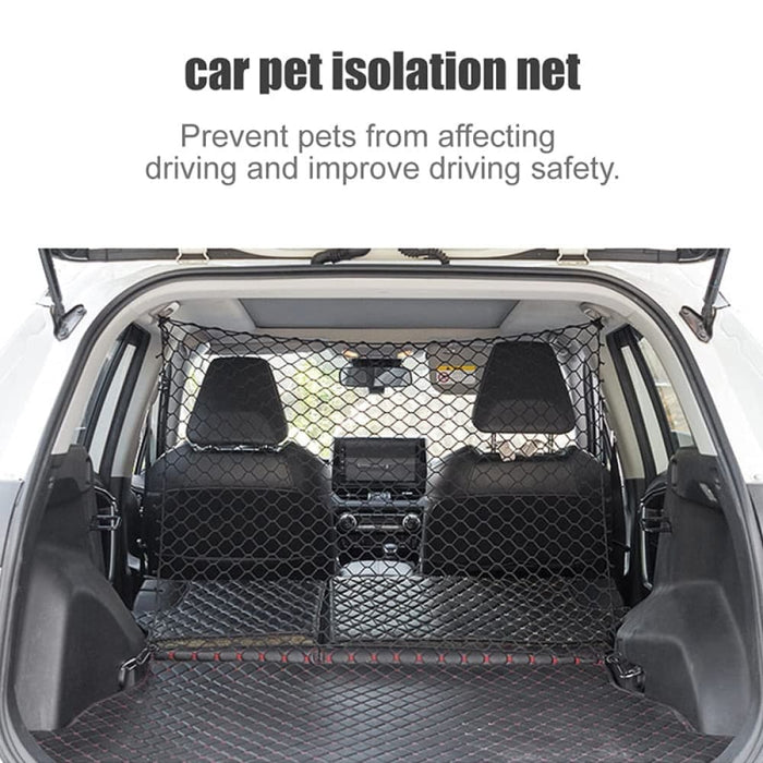 Durable Adjustable Pet Isolation Dog Car Safety Barrier Net