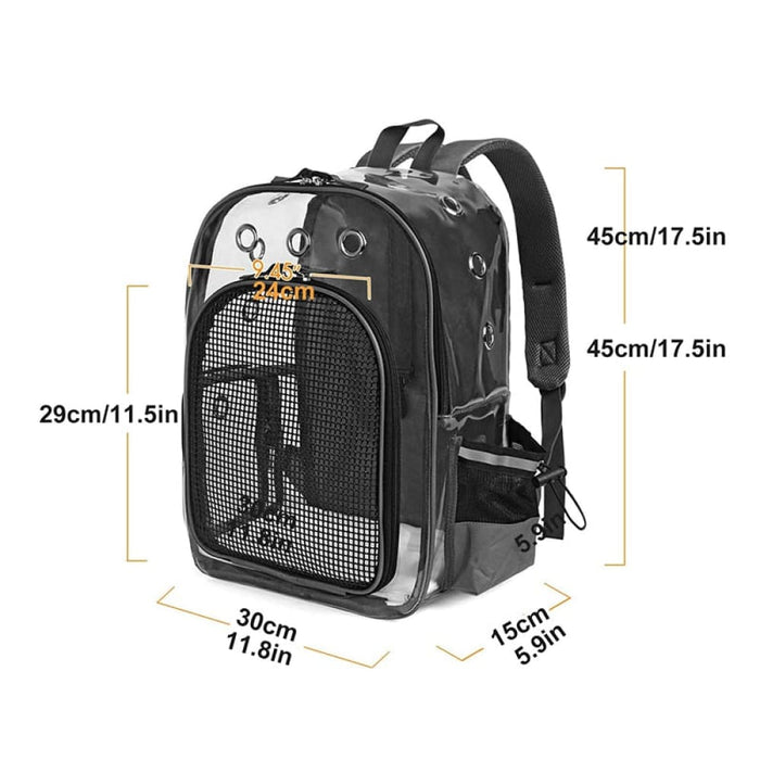 Durable Breathable Padded Shoulder Strap Transparent Small