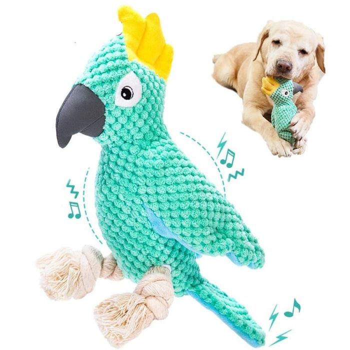 Durable Crinkle Squeaky Stuffed Pet Toys For Small Medium