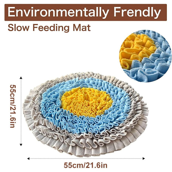 Durable Iq Food Dispensing Slow Feeding Dog Puzzle Snuffle