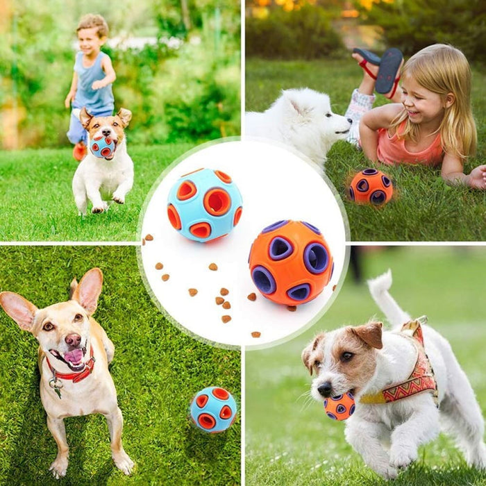 Durable Giggle Bounce Food Dispenser Teeth Cleaning Chew