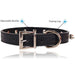 Durable Pu Leather Adjustable Safe Spiked Pet Collar