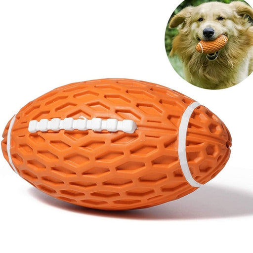 Durable Nontoxic Floatable Squeaky Rubber Chew Ball