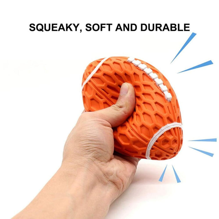 Durable Nontoxic Floatable Squeaky Rubber Chew Ball