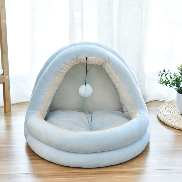 Durable Removable Antislip Soft Cat Bed House With Hanging