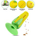 Durable Rubber Squeaker Corn Shaped Dog Chew Toy Teething