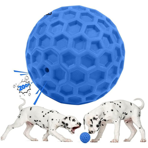 Durable Rubber Teeth Cleaning Squeaky Dog Chew Ball