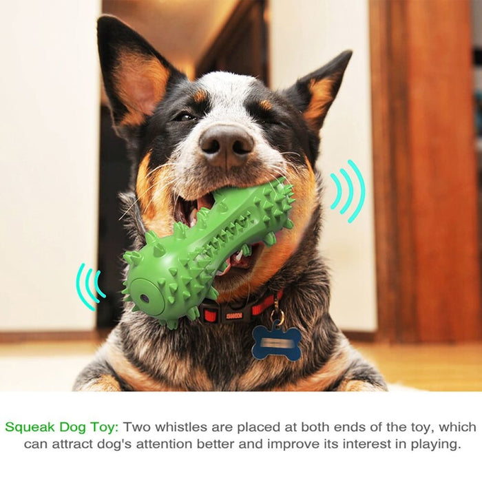 Durable Teeth Cleaning Rubber Chew Pet Toy For Aggressive