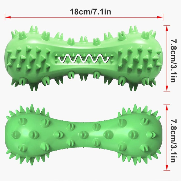 Durable Teeth Cleaning Rubber Chew Pet Toy For Aggressive