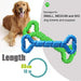 Durable Tooth Cleaning Interactive Dog Chew Bone Toy