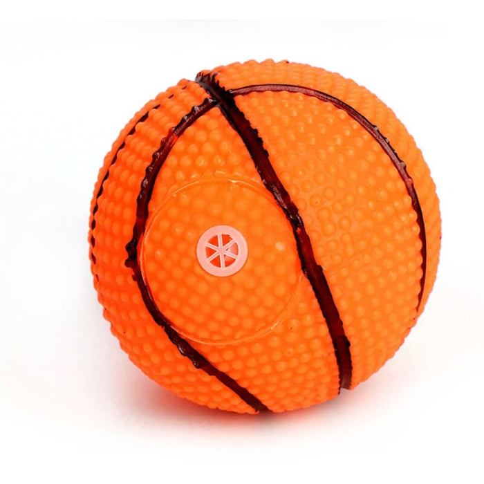 Durable Non-toxic Squeaker Dog Chew Football Basketball